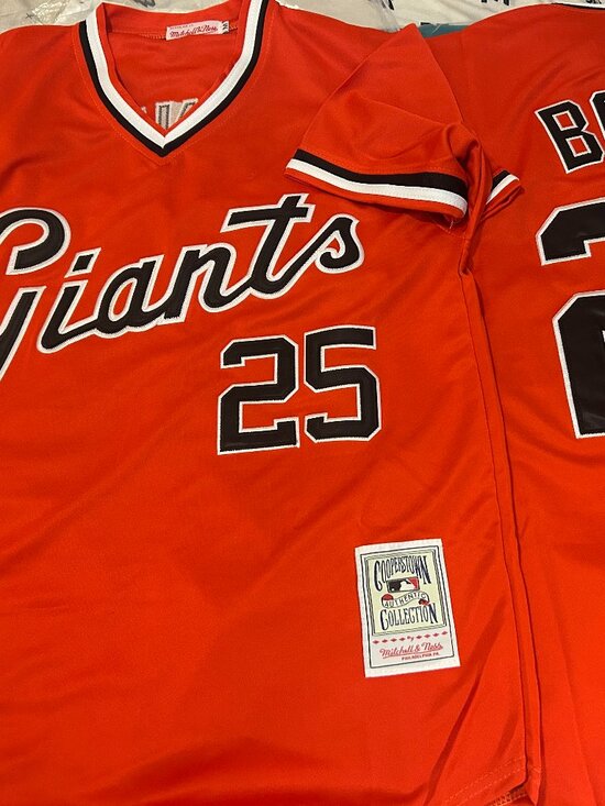 Mitchell & Ness Other - 90s SAN FRANCISCO GIANTS BARRY BONDS Mens JERSEY M,L,XL,2X,3X byMitchell & Ness